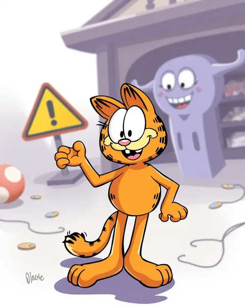 Imagens Vintage de Garfield Cartoon para Impressão