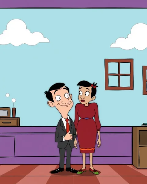 Imagens das Aventuras de Cartoon de Mr Bean