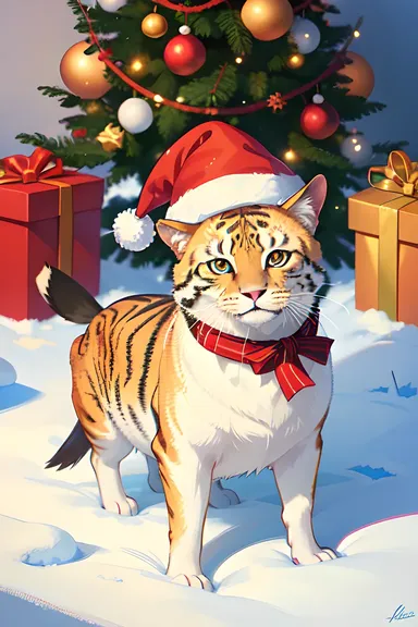 Imagens de Animais de Natal: Cenas de Winter Wonderland Alegres