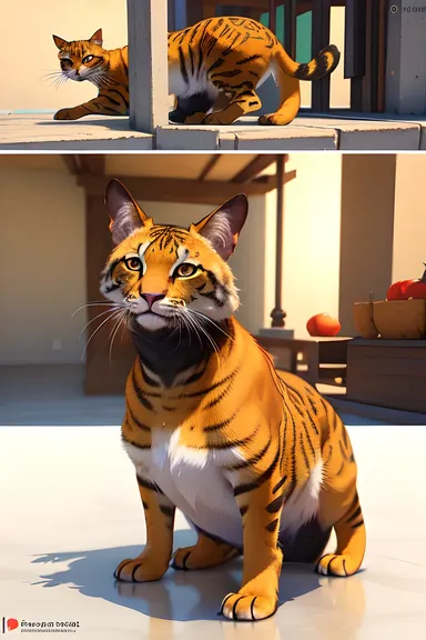 Imagens de Animais em 3D para Paisagens de Fantasia