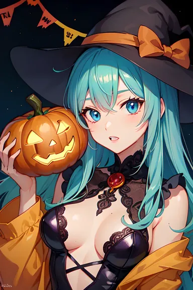 Imagens de Anime de Halloween com Paisagens Assustadoras