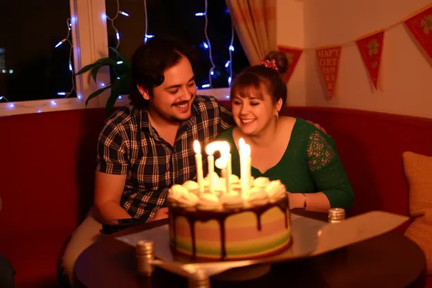 Imagens de Aniversário Feliz Celebrando Amor e Amizade