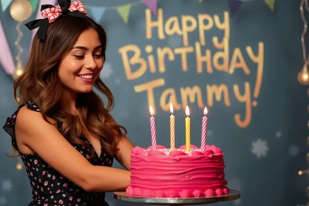 Imagens de Aniversário Feliz com Presentes para Tammy