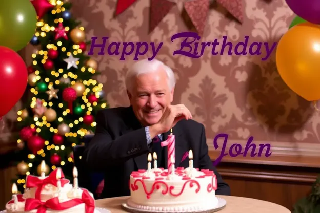 Imagens de Aniversário de John Coleção de Imagens