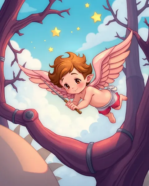 Imagens de Arte de Cupido: Arte de Desenho de Cupido