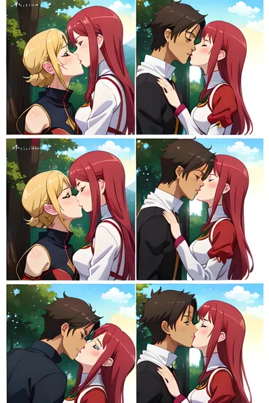 Imagens de Beijo Anime: Momentos Lindos para Preservar