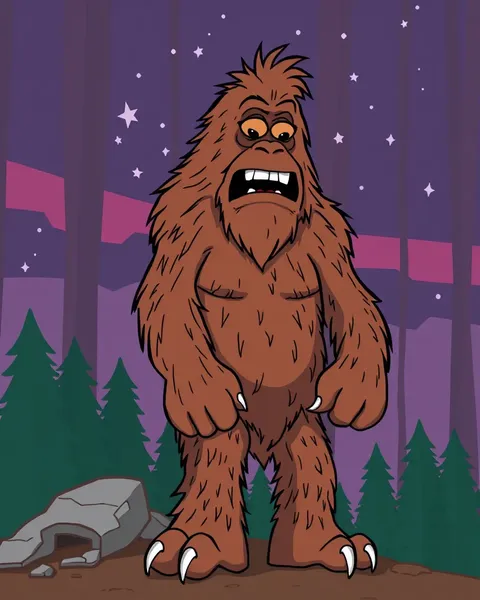 Imagens de Bigfoot de Cartun em Nova Série