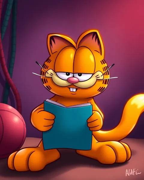 Imagens de Caricatura de Garfield para Rir e Alegria