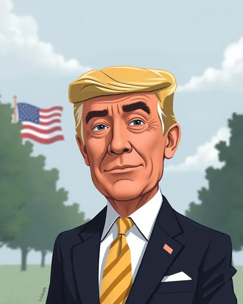 Imagens de Cartoon Presidenciais Usadas para Registros Históricos