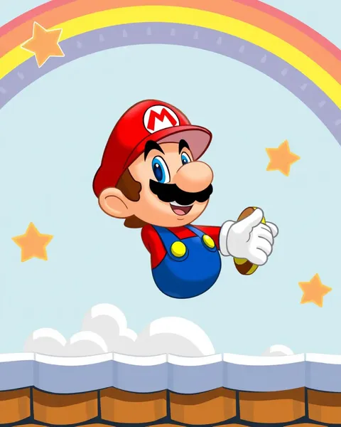 Imagens de Cartoon de Mario: Personagens Clássicos de Mario em Estilo de Cartoon