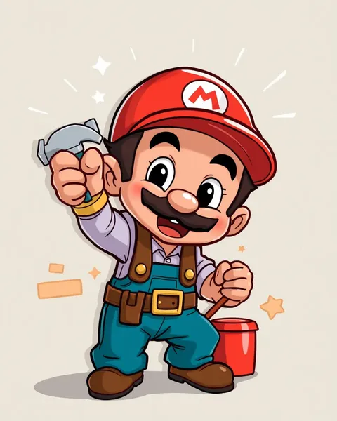 Imagens de Cartoon de Plumber para Aprendizado Infantil