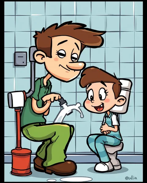 Imagens de Cartoon de Waterworld Plumbing: Exibição de Aventuras Fantásticas