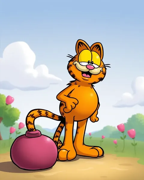 Imagens de Cartoons de Garfield com Linhas de Humor