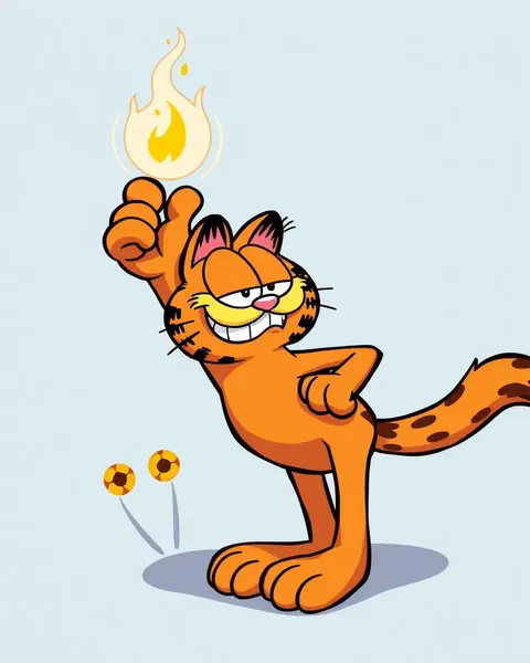 Imagens de Cartum de Garfield com Momentos Engraçados