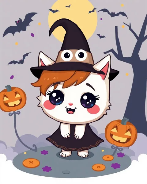 Imagens de Cartum de Halloween Fofas para Download Gratuito