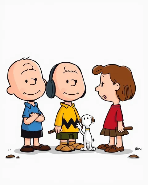 Imagens de Cartuns de Peanuts para Coleção