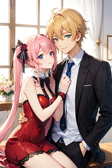 Imagens de Casal Anime Doce Fazem Felicidade aos Visualizadores