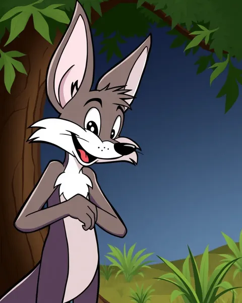 Imagens de Coyote de Cartoon: Mundos Whimsicais Criados