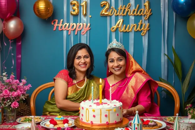 Imagens de Feliz Aniversário de Tia com Mensagens de Coração