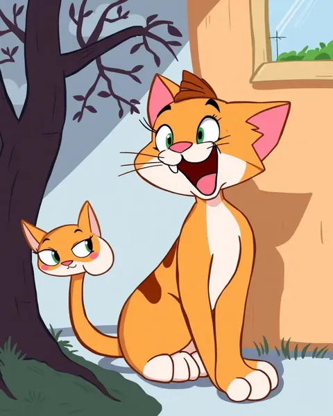 Imagens de Gato Top Cartoon em Qualidade de Alta Definição