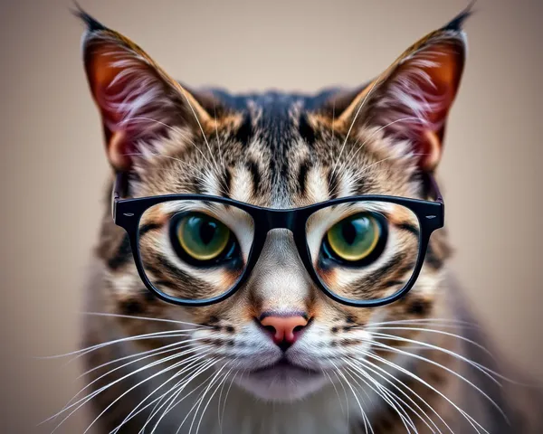 Imagens de Gato com Lentes para Amantes de Animais