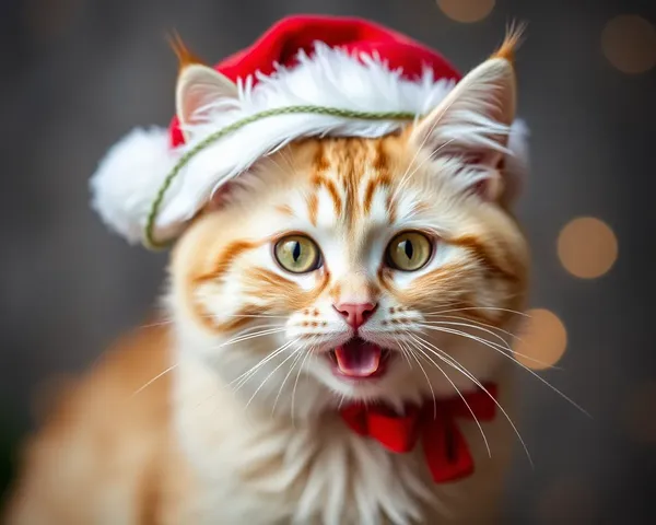 Imagens de Gato de Natal Engraçadas para Colocar um Sorriso no Seu Rosto