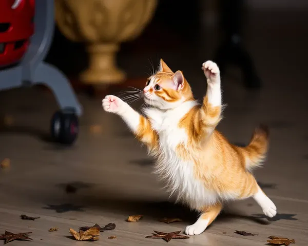 Imagens de Gatos Dançando Exibem Elegância Feline