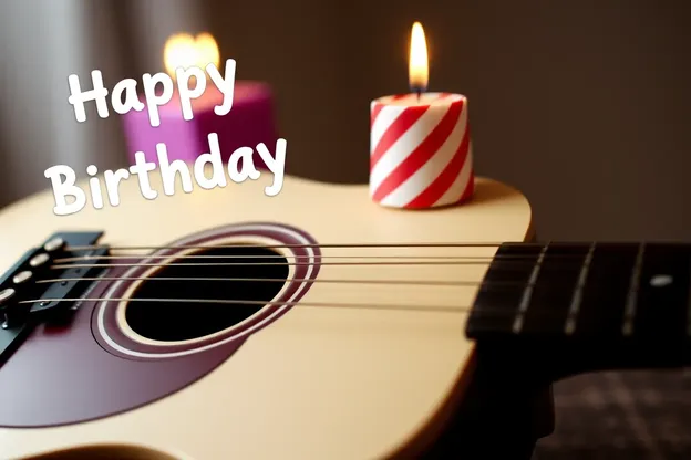 Imagens de Guitarra de Feliz Aniversário para Presente Único