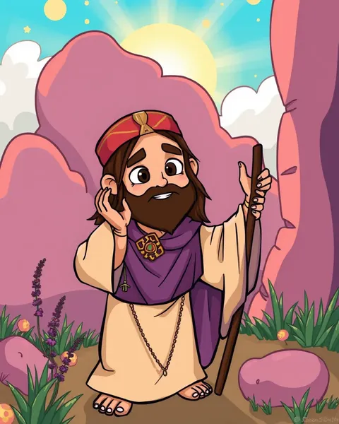 Imagens de Jesus Cartoon Existem em Diferentes Formas