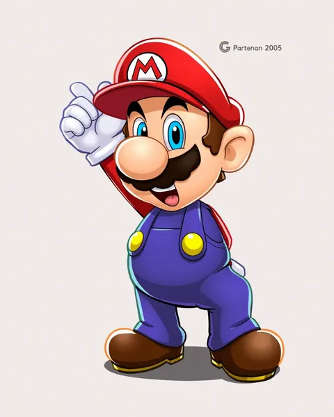 Imagens de Mario Cartoon Exibem as Aventuras Divertidas de Mario