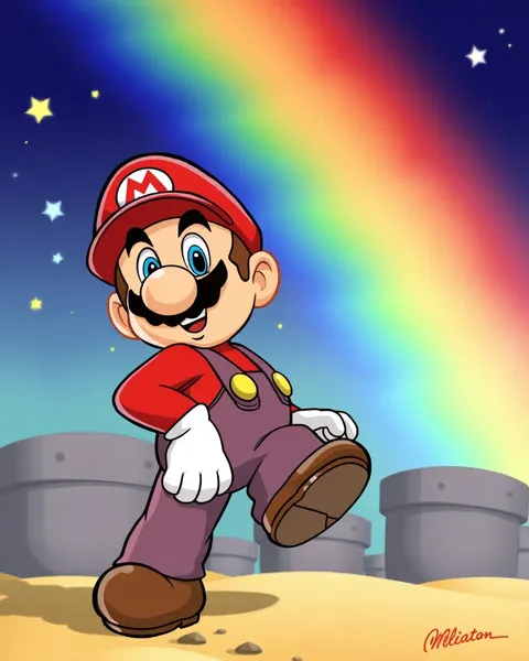 Imagens de Mario de Cartoon Inspiram Imaginação em Crianças