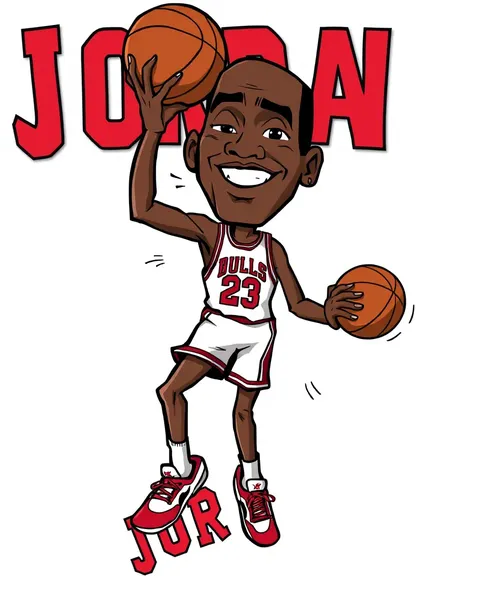 Imagens de Michael Jordan de Série Animada