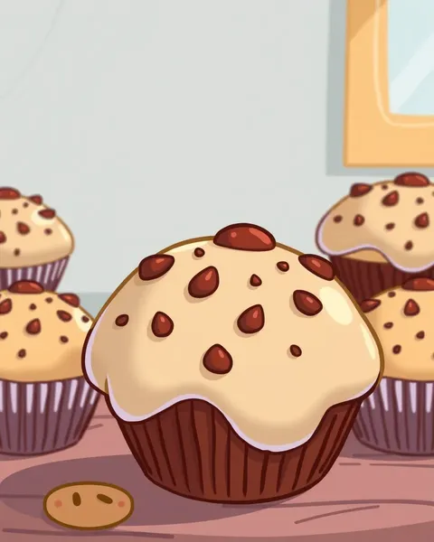 Imagens de Muffin de Cartoon: Resumo de Imagens de Muffin de Cartoon