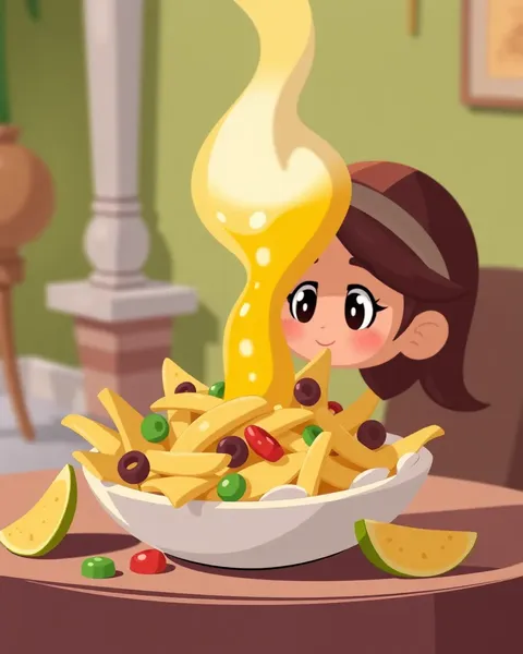 Imagens de Nachos Vintage Cartoon para Fãs Retro