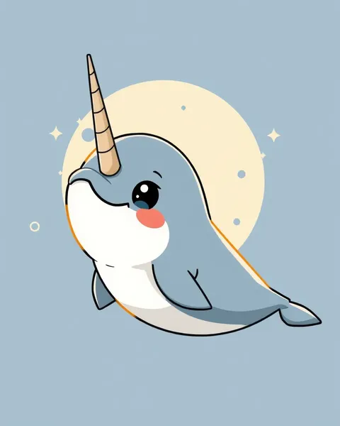 Imagens de Narwhal de Desenho: Uma Jornada Artística Imaginativa