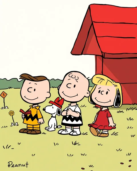 Imagens de Peanuts de Cartoon Proporcionam Risos e Diversão Sempre