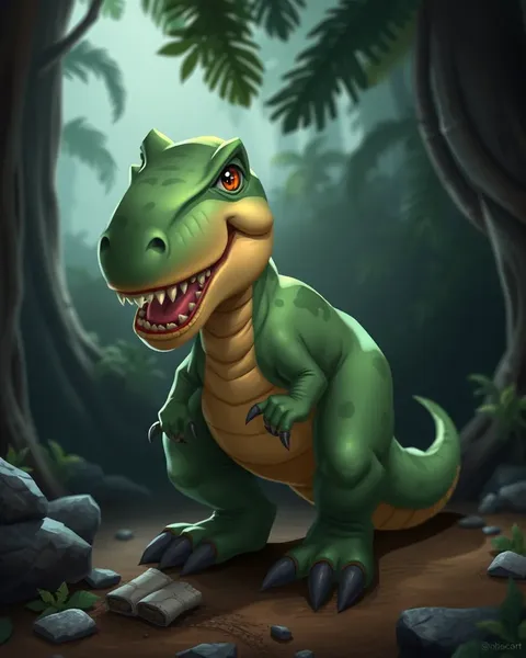 Imagens de T Rex de Desenho Online