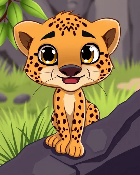 Imagens de cheetahs de desenho grátis