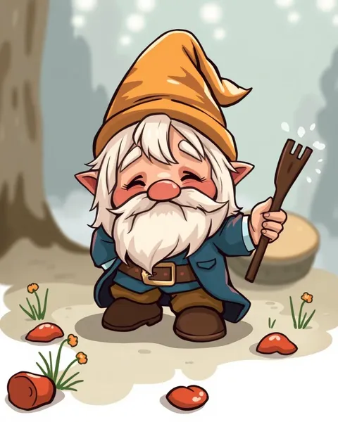 Imagens de gnomos de cartun: Imagens coloridas de gnomos em forma de cartun