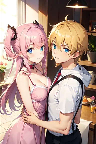 Imagens do Casal Anime doce Captivam Fãs em Todo o Mundo