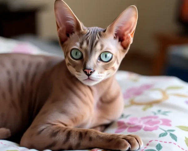 Imagens do Gato Devon Rex: Características Adoráveis do Rosto Feline