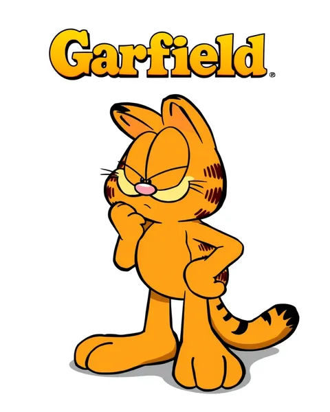 Imagens e fotos de Garfield de cartoon