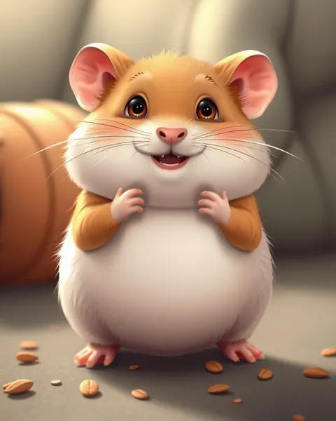 Imagens Únicas de Hamster Cartoon para Projetos de Arte