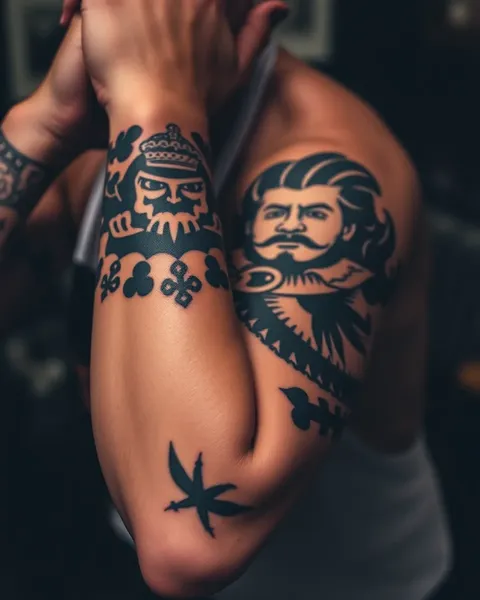 Inspiração de Design de Tatuagem de Faca de Cozinha para Homens