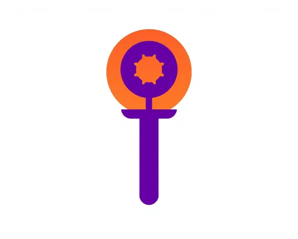 Inspiração de Design de Ícone PNG Laranja Roxo