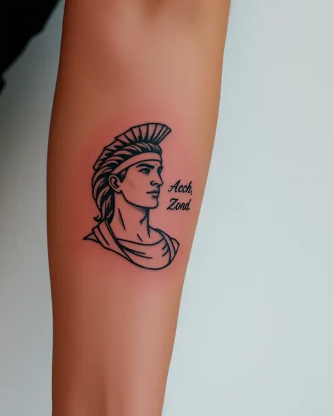 Inspiração de Tatuagem de Aquiles: Ideias de Design Únicas