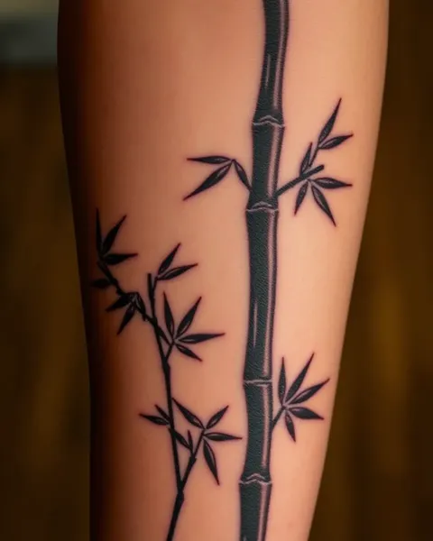 Inspiração de Tatuagem de Bambu para Sua Próxima Tinta