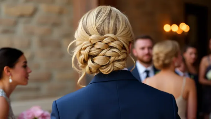 Inspiração de updo para estilos de cabelo de casamento de 2025