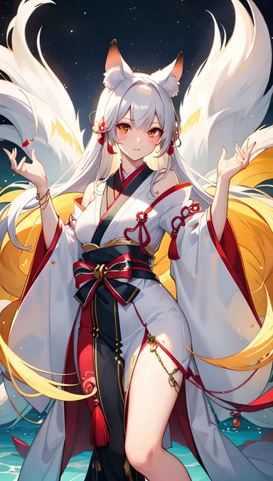 Kitsune de Hentai: Cenas de Sexo Demonio Ilustradas