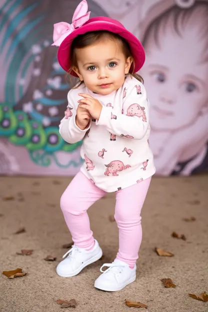 Leggings de Bebê para Corações Adoráveis de Pequenas Meninas